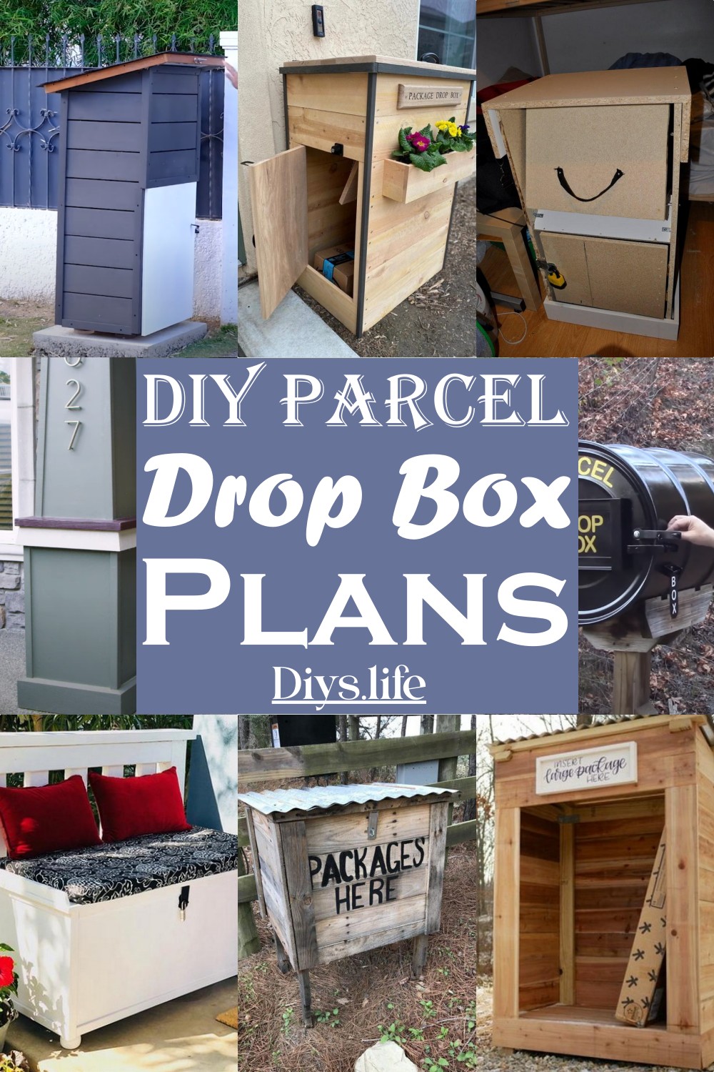 DIY Parcel Drop Box Plans