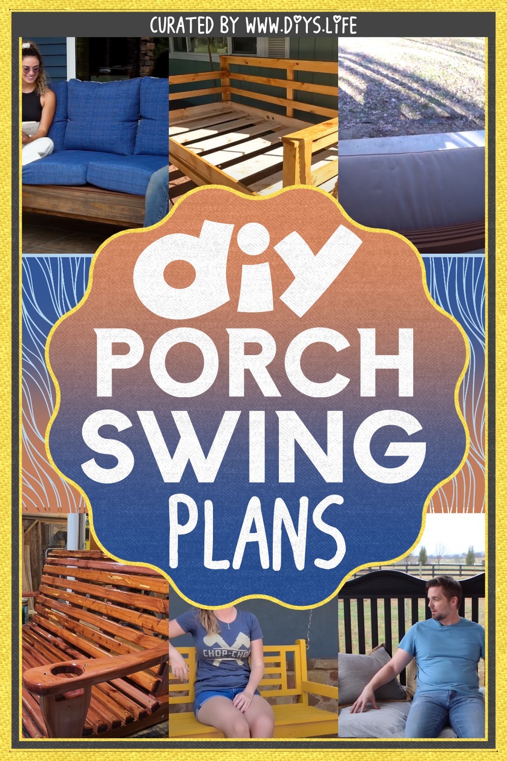 DIY Porch Swing Plans For Relaxing Along With Your Family
