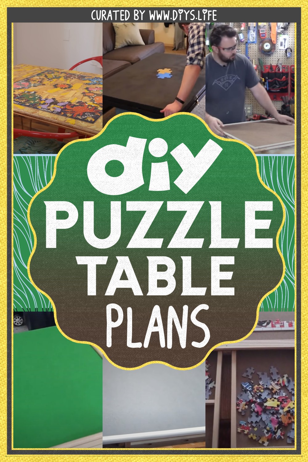 DIY Puzzle Table Plans