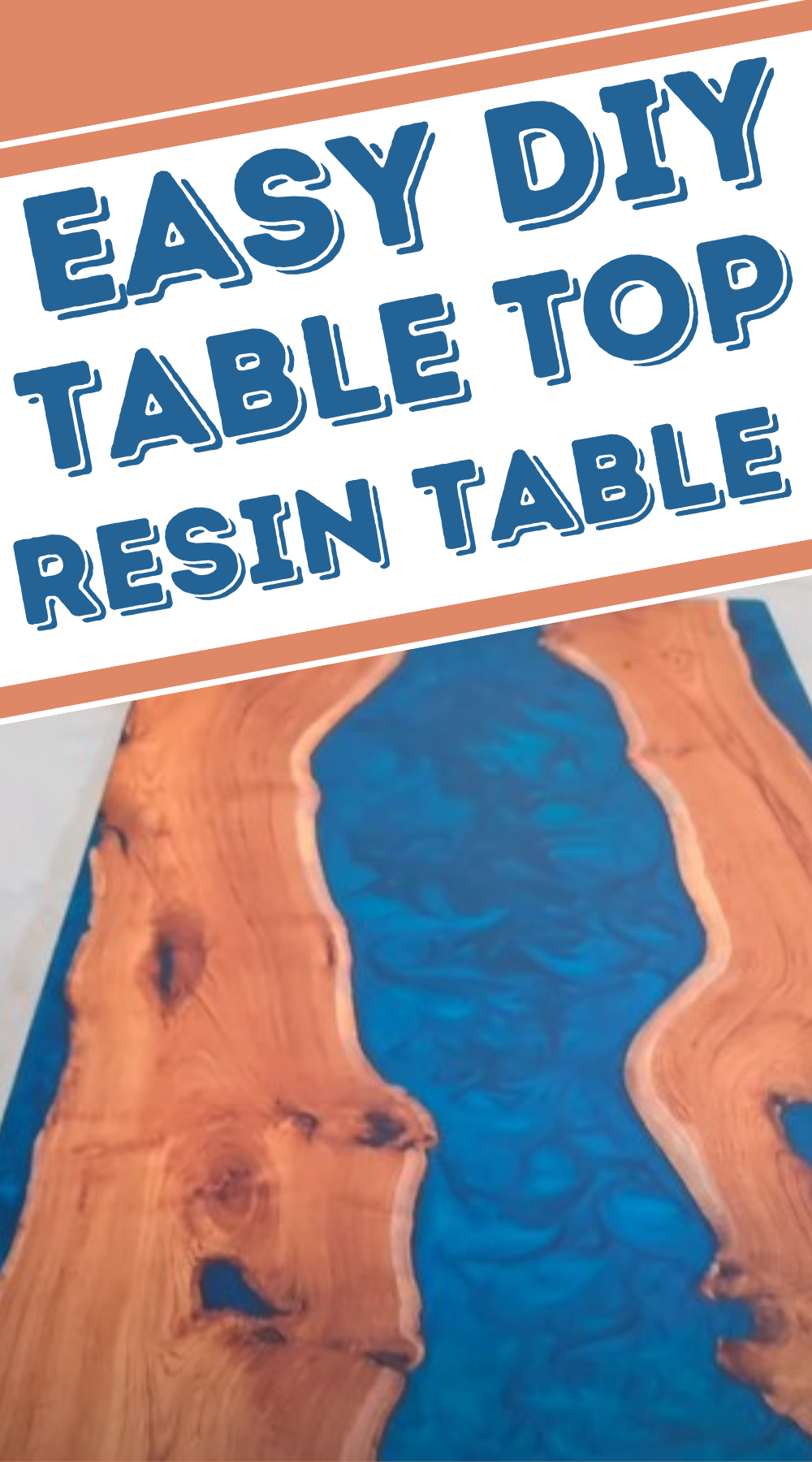 DIY Table Top Resin Table