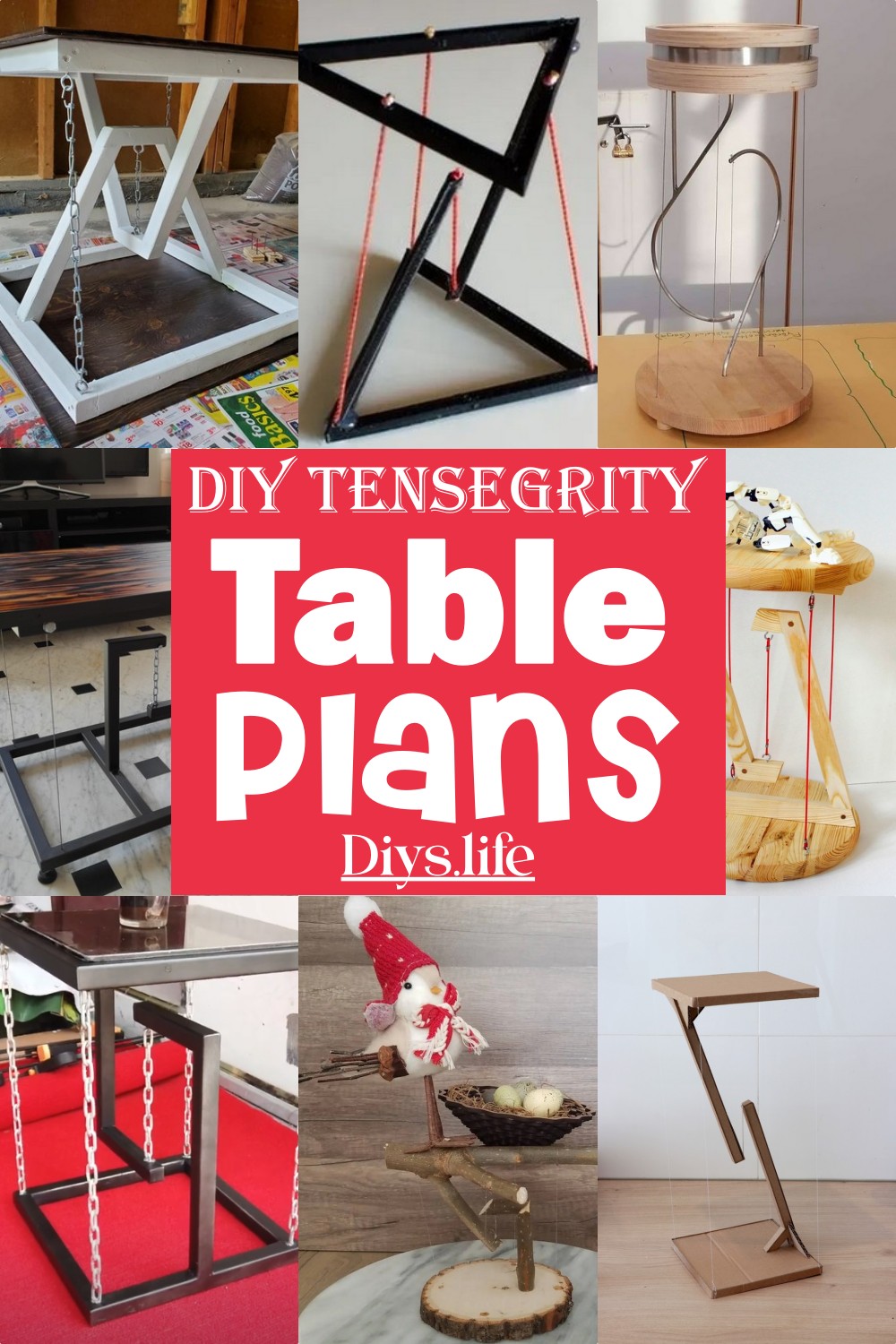 DIY Tensegrity Table Plans