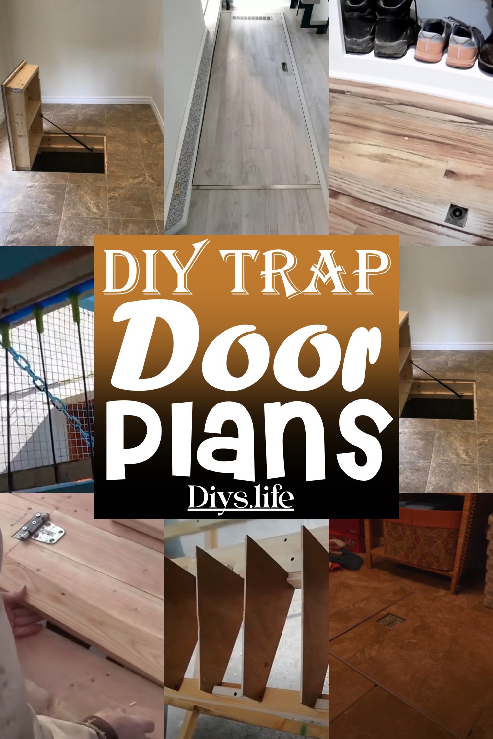 DIY Trap Door Plans For Hidden Passageways