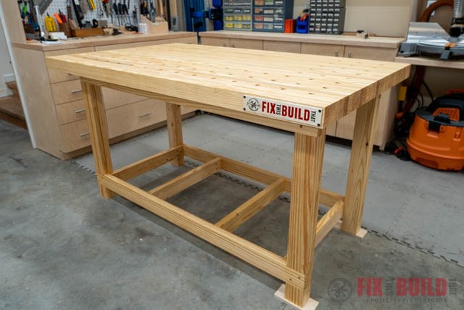 How To Build A Sturdy Workbench Using Cheap Wood