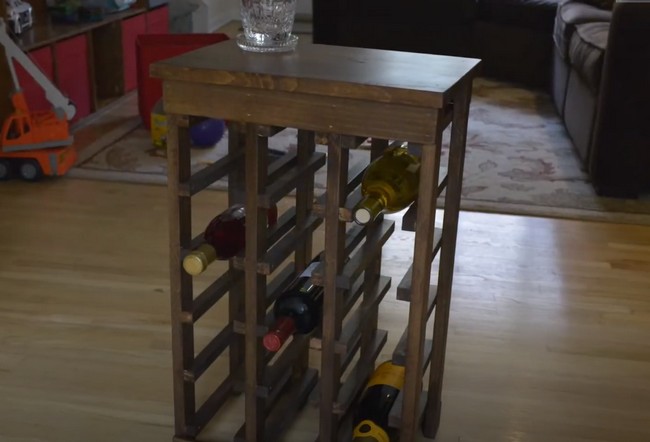 How To Make A Simple Custom Wood Wine Rack