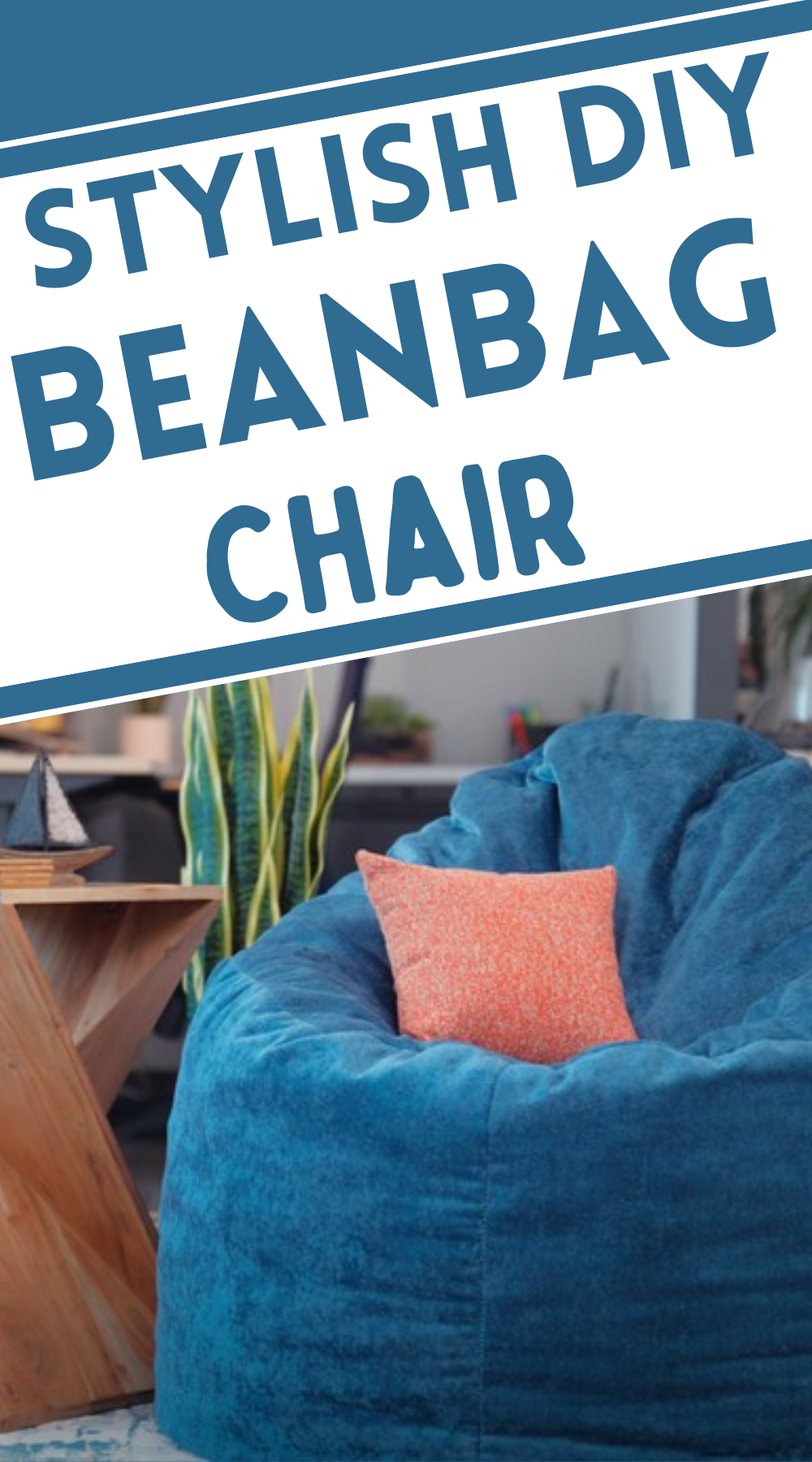 Stylish DIY Beanbag Chair