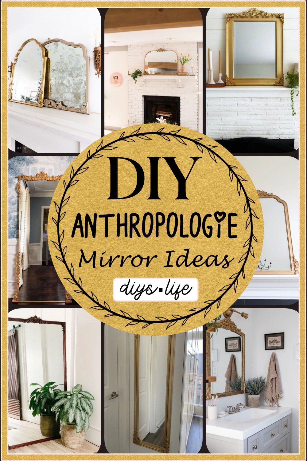 DIY Anthropologie Mirror Ideas
