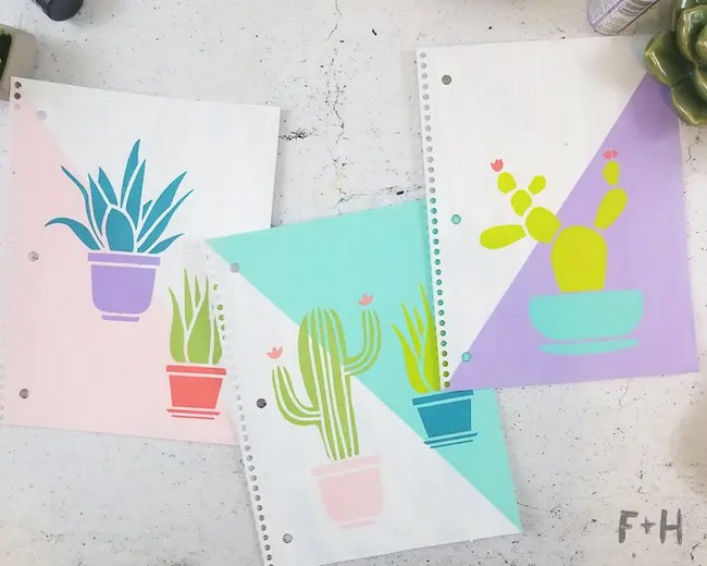 DIY Notebook Covers with DecoArt