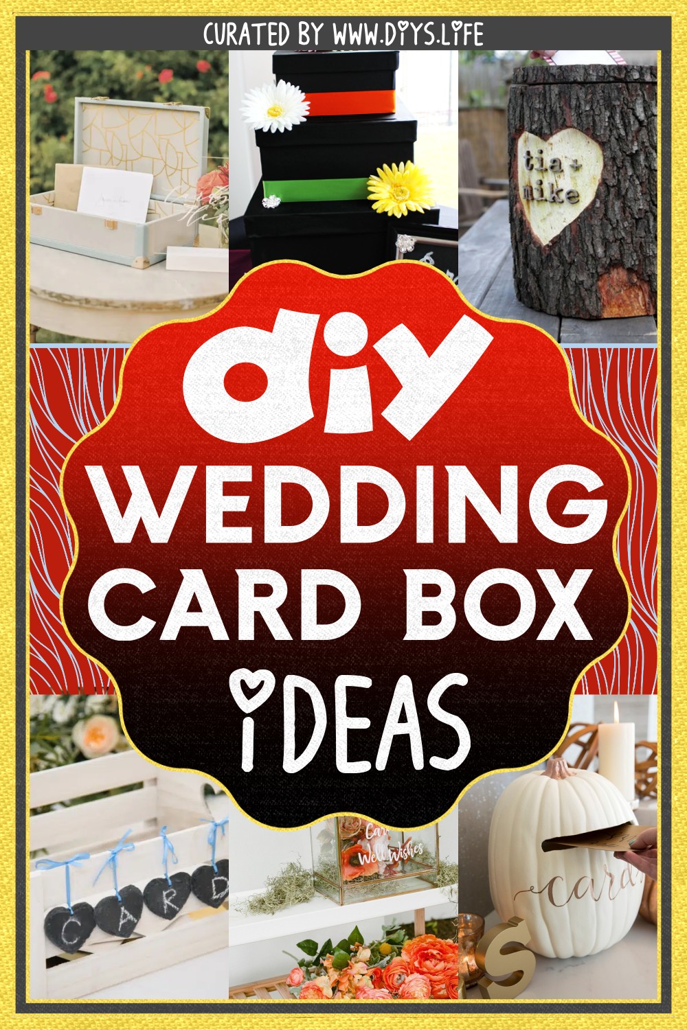 DIY wedding card box Ideas 