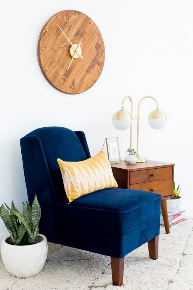 How To Make A DIY Mid Century Wall Clock