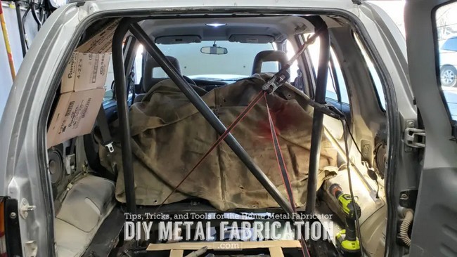 Building An Interior Roll Cage For Vitara Tracker
