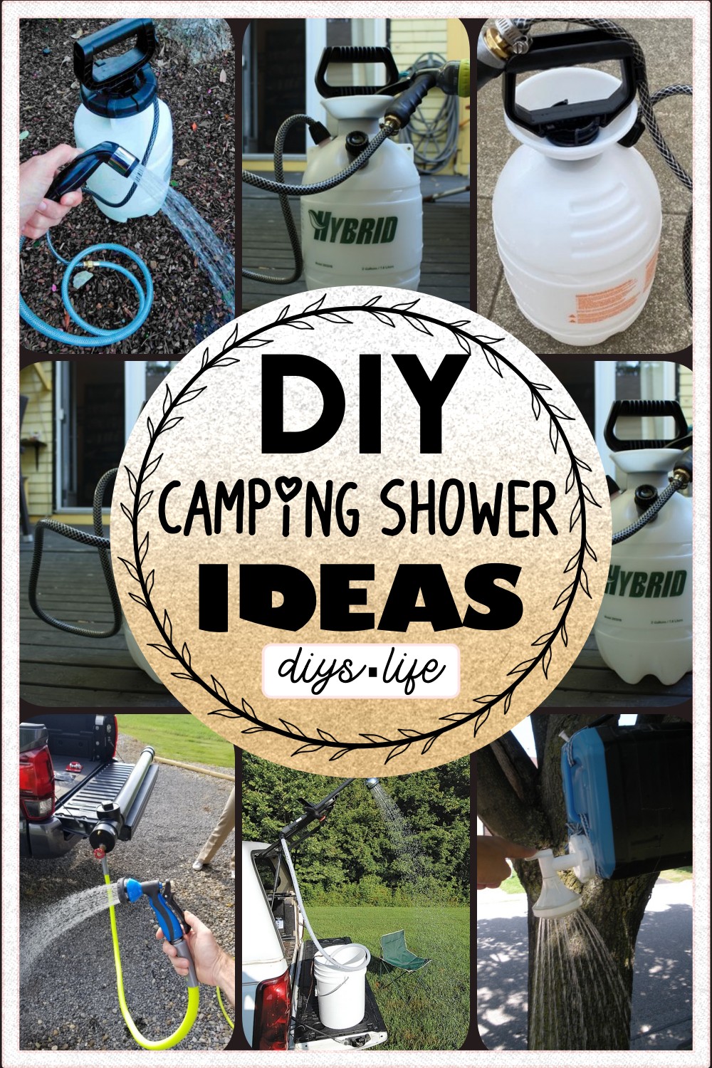DIY Camping Shower ideas 1