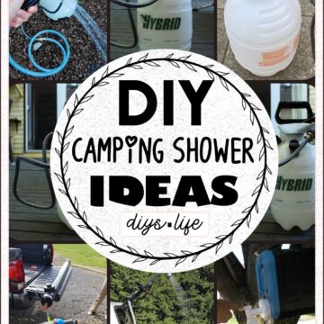 DIY Camping Shower ideas