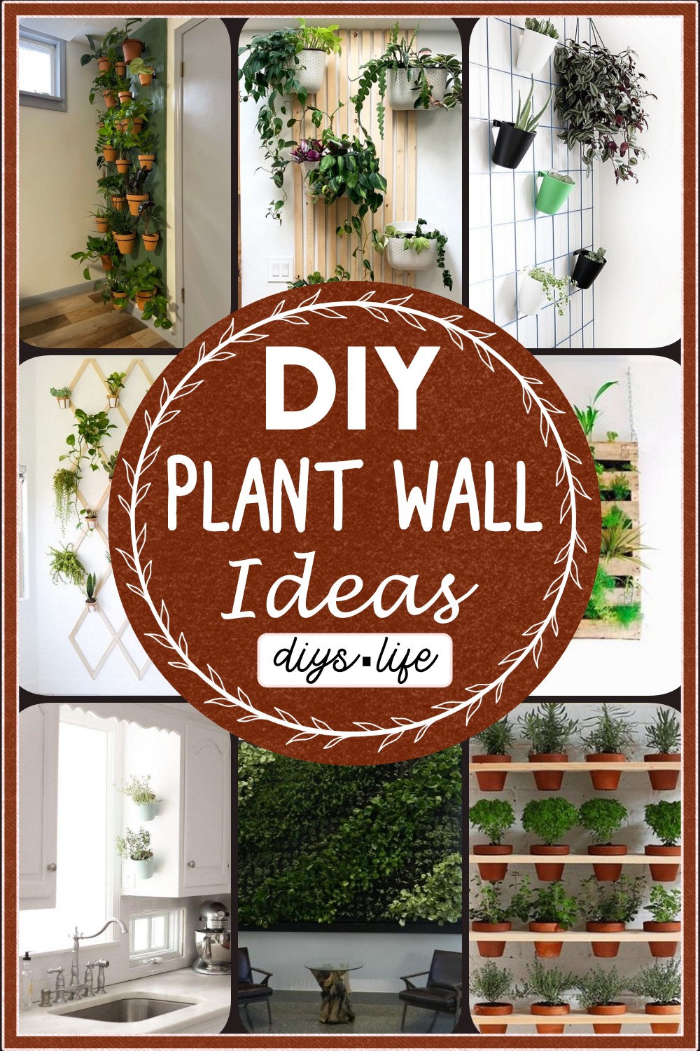 DIY Plant Wall Ideas 1