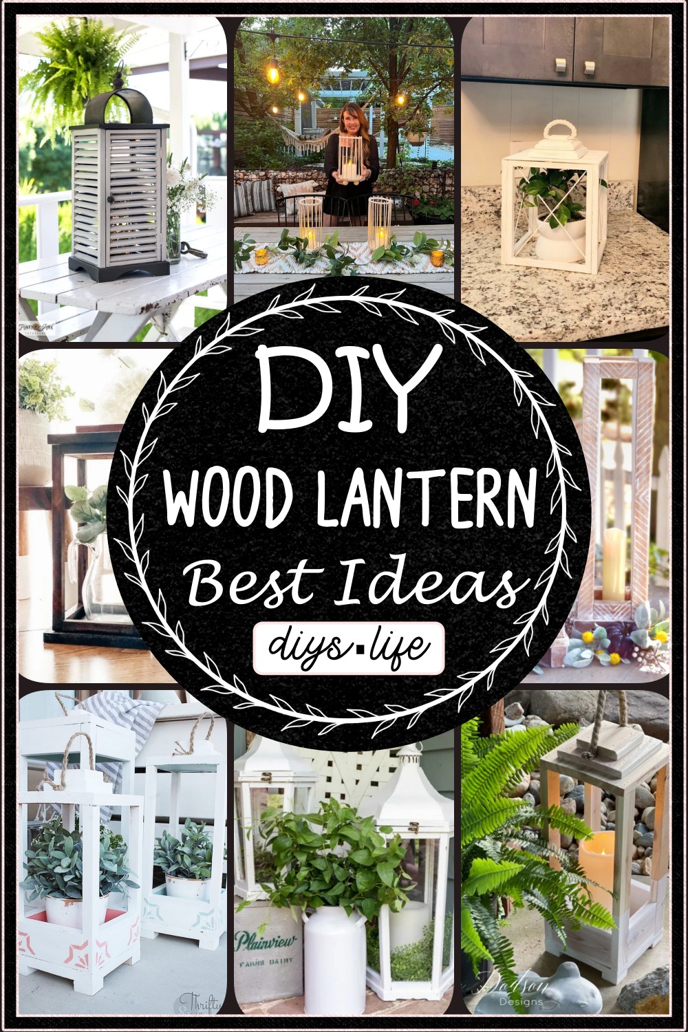 DIY Wood Lantern Ideas 1
