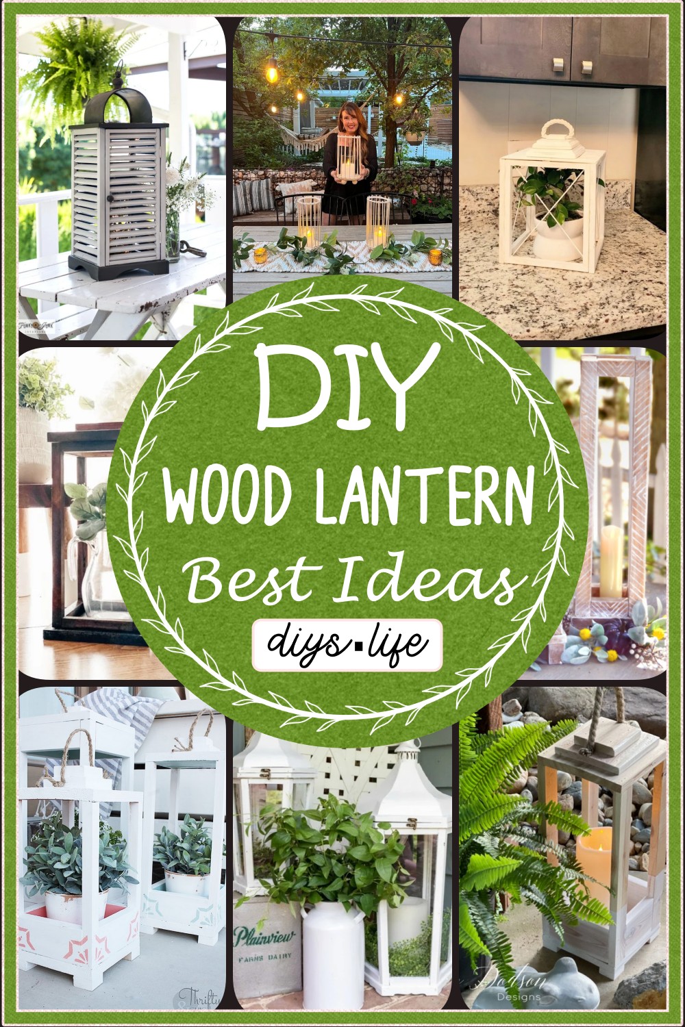 DIY Wood Lantern Ideas