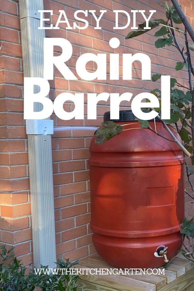 Easy DIY Rain Barrel