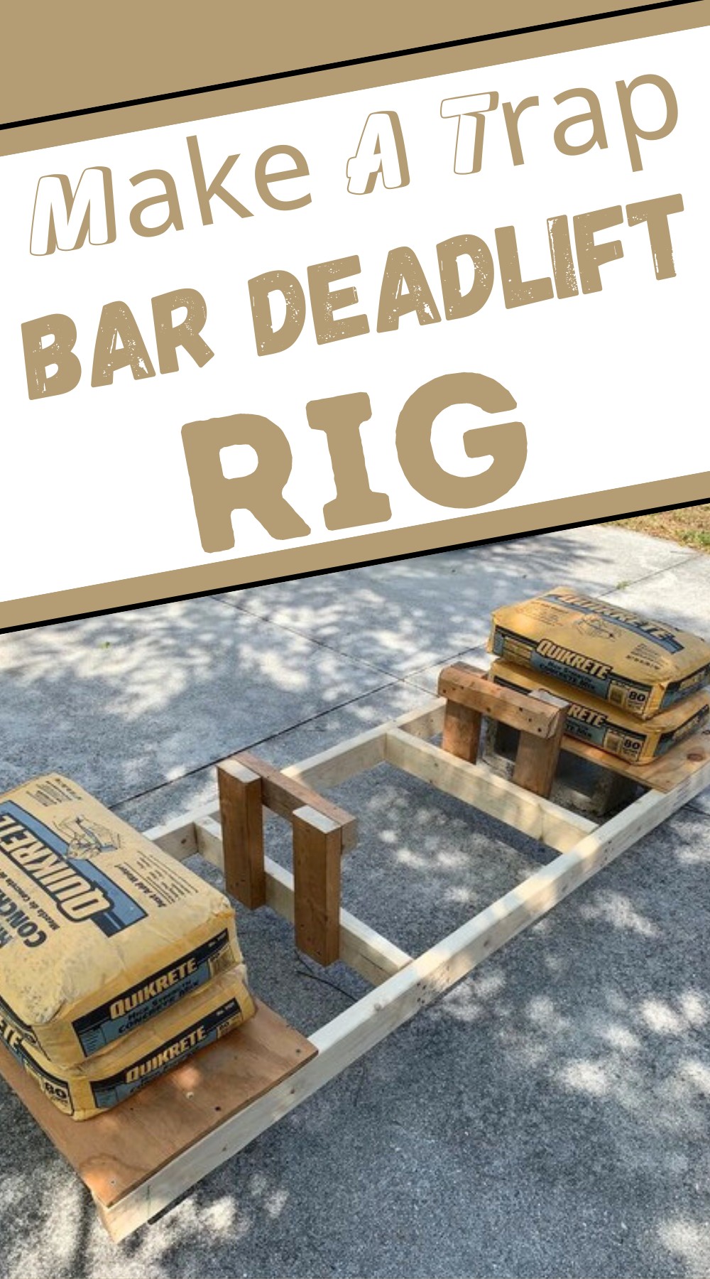 Make A Trap Bar Deadlift Rig