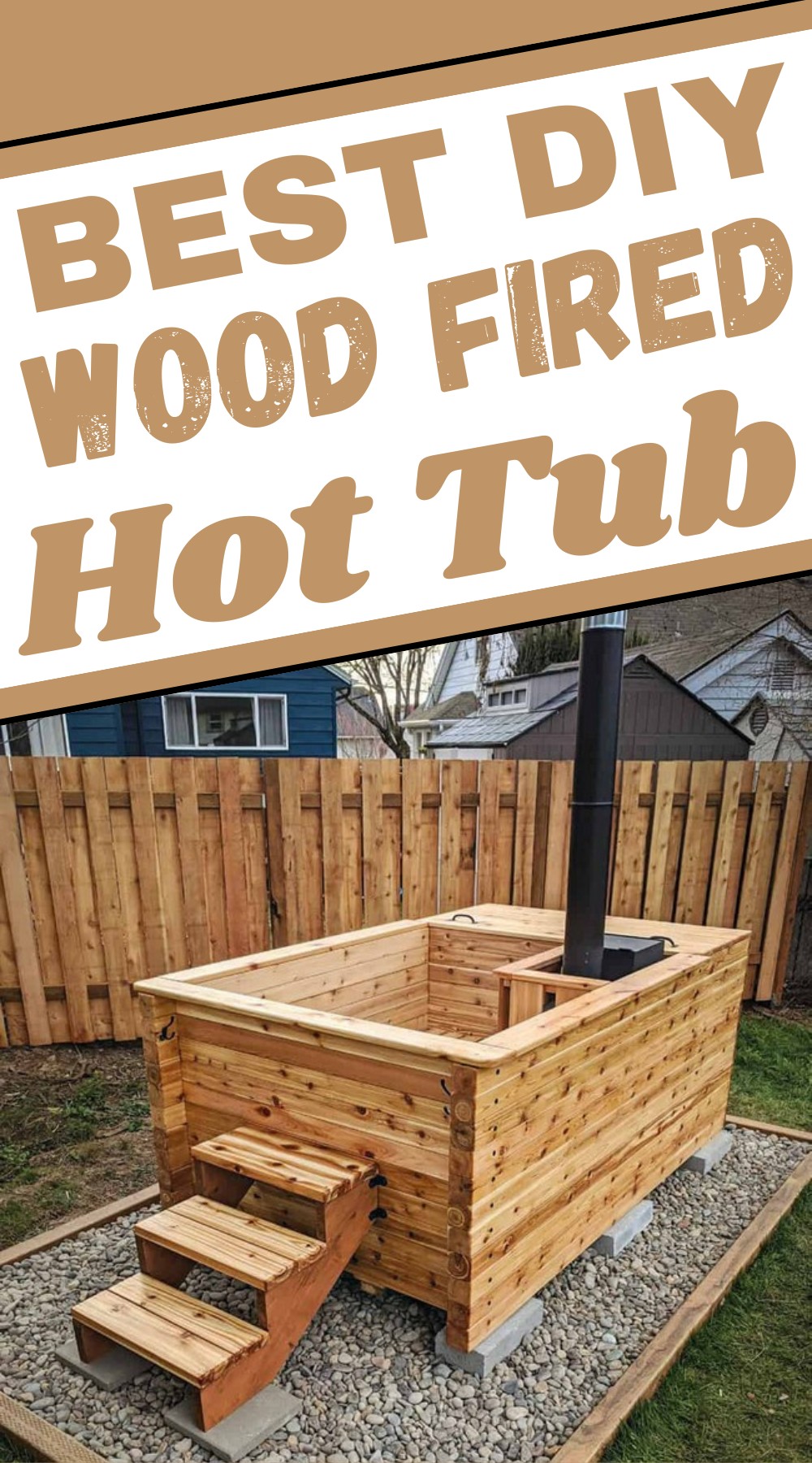 DIY Wood Fired Hot Tub