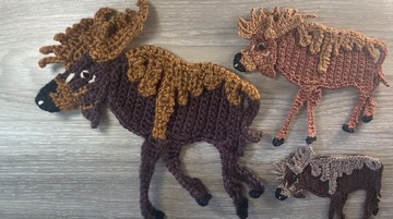 Easy Moose Crochet Patterns